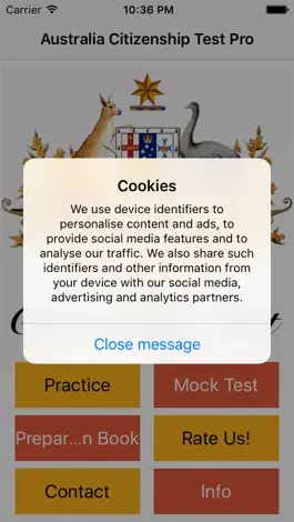 Game screenshot Australia Citizenship Test Pro - Free 500 Question apk