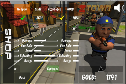 Z-TOWN: Zombie Challenge screenshot 2