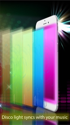 Night club strobe light-synced with your music screenshot 2