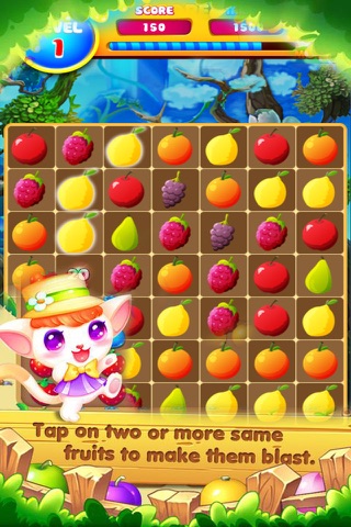 Fruit Combos Blash - Line Garden screenshot 2