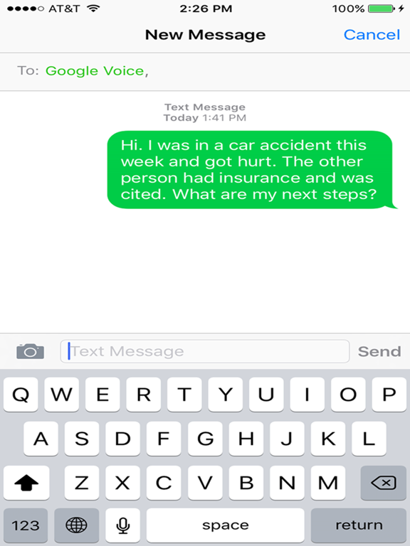 My Attorney App iPad screenshot