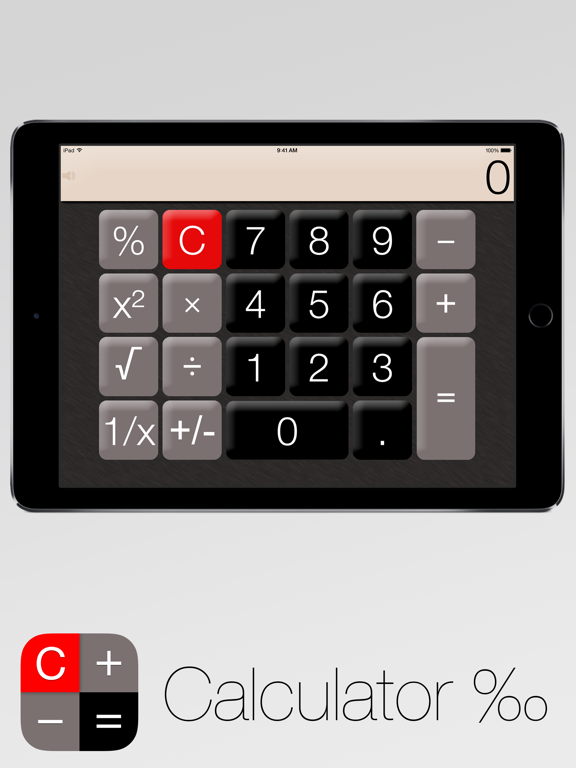 Screenshots of Calculator‰ for iPad