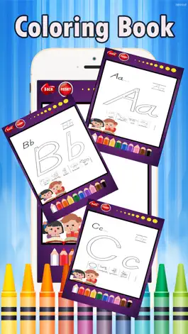 Game screenshot Preschool Easy Coloring Book - tracing abc coloring pages learning games free for kids and toddlers any age hack