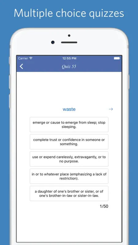Mastering Oxford 3000 word list - quiz, flashcard and match game screenshot 5 of 5