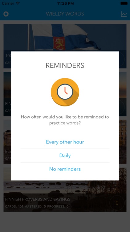 Wieldy Words: Learn Finnish with Flashcards