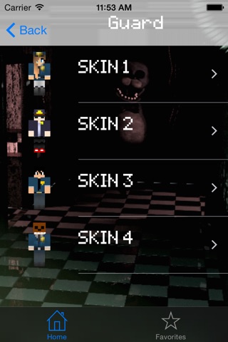 Free Skins for Minecraft PE(Pocket Edition)- Skin for FNAF screenshot 4
