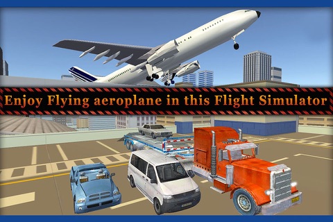 Cargo Truck Driver: Airport Car Transporter- Airplane Simulator 3D screenshot 2