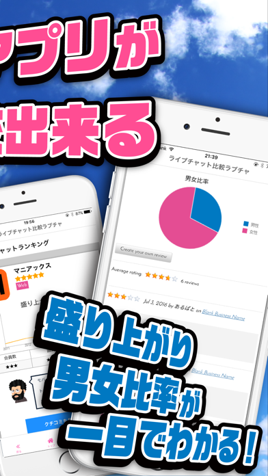 ライブチャット（ビデオ通話）sns人気比較アプリ - ラブチャのおすすめ画像2