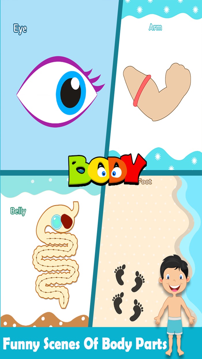 Learning Human Body Parts - Baby Learning Body Parts