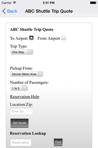 ABC Shuttle Service screenshot 2