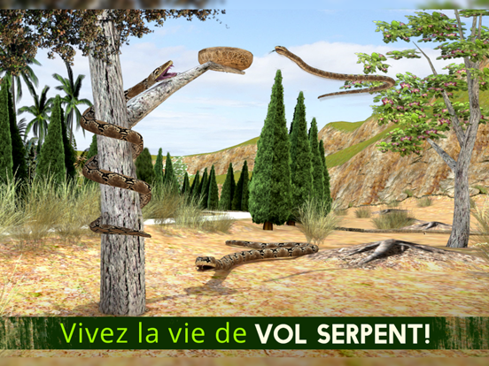 Screenshot #6 pour Immobilier volants Serpent Attaque Simulator: Wild Hunt-Vie Animaux à Forest
