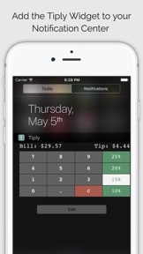 Tiply - Tip Calculator + Widget screenshot