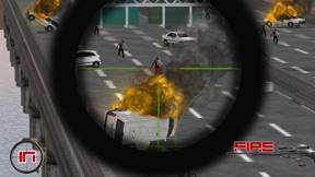 A Zombie Sniper - Highway War Free screenshot