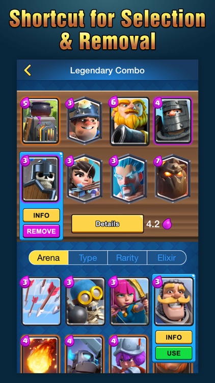Deck Builder for Clash Royale - Arena Tips & Strategies screenshot-3