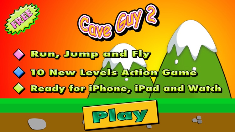 Cave Guy 2 - Arcade and Action Game Challenge screenshot-0