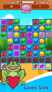 Jelly Burst : Exciting king kandy match trio sega screenshot #2 for iPhone