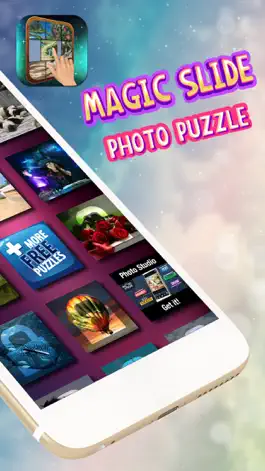 Game screenshot Магия скользящая головоломки фото – Двигаться и соответствовать плитки разблокированию фотографии apk