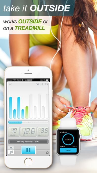 Screenshot #2 for BeatBurn Treadmill Trainer - Walking, Running, and Jogging Workouts