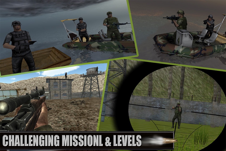 Lone Army Sniper Shooter : Rebel Camps Shoot Outs screenshot 4