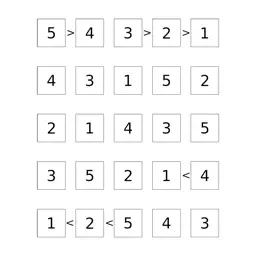 Futoshiki (Sudoku like Japanese Puzzle Game) app icon