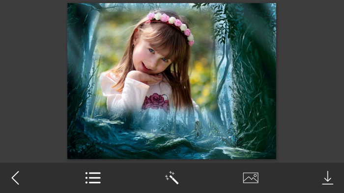 Forest Photo Frame - Picture Frames  Photo Effects