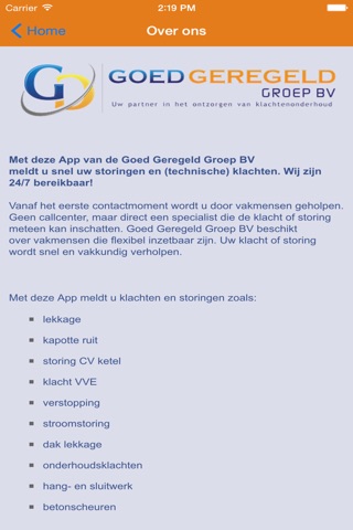 Goed Geregeld Groep screenshot 2