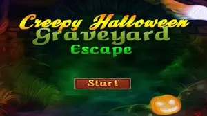 Creepy Halloween Graveyard Escape screenshot #2 for iPhone