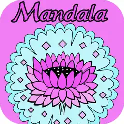 Florist and Mandalas Coloring Book For Adult : Best Colors Therapy Stress Relieving  Free app icon