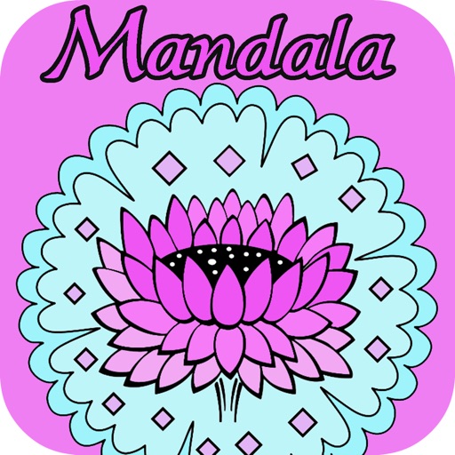 Florist and Mandalas Coloring Book For Adult : Best Colors Therapy Stress Relieving  Free icon