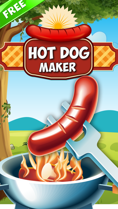 Screenshot #1 pour Hotdog - Free girls kids fast food lovers Cooking – maker dress up Game