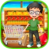 スーパーボーイ夏のショッピングモール - 食料品店＆レジゲーム