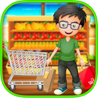 Supermarket Boy Summer Shopping Mall - A grocery Store and Cash Register game