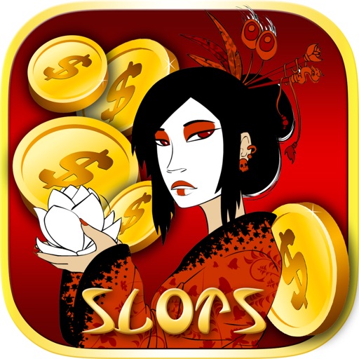 Geisha Slots In Japan - Lucky 777 Cash Casino Slot Machine Game iOS App