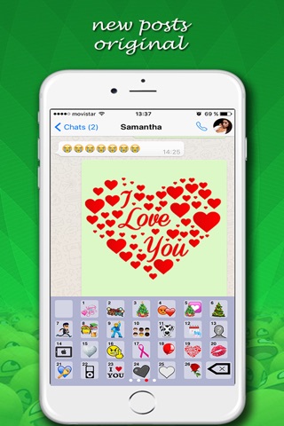 Emoji combo for WhatsApp in your messages, new keyboards new posts screenshot 4