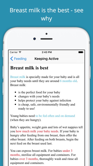 Screenshot #3 pour Healthy Nutrition Guide Babies