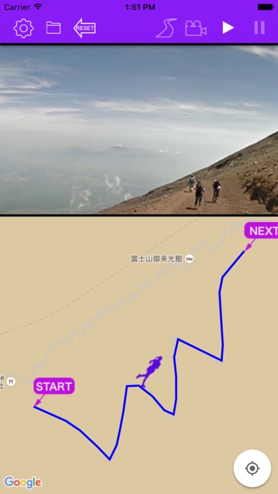Screenshot #3 pour コース下見アプリ - 映像でランニング（ウォーキング）風景をプレビュー