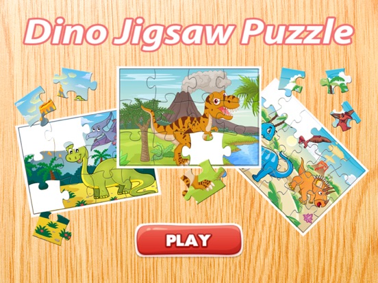 Dinosaur Puzzle for Kids - Dino Jigsaw Puzzles Games Free for Toddler and Preschool Learning Games iPad screenshot 2 - Games app