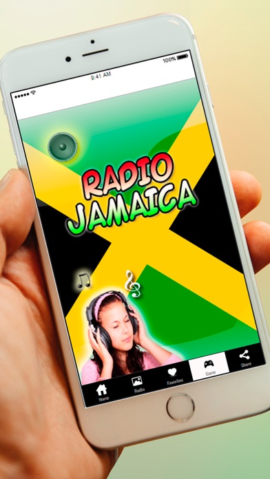 Radio Jamaica Free broadcasting station iPhone screenshot 1 - Music app