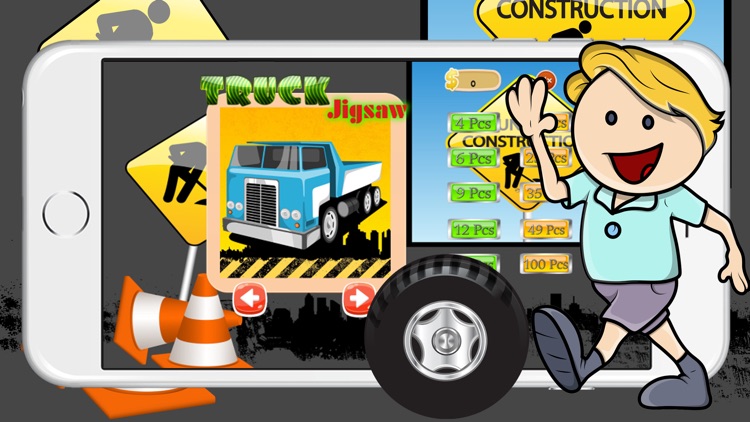 Easy Boy Kids Jigsaw Puzzle Games - Car and Trucks