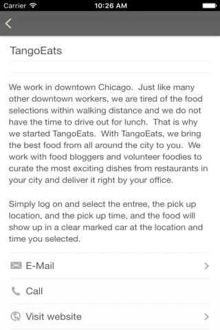 TangoEats screenshot 2