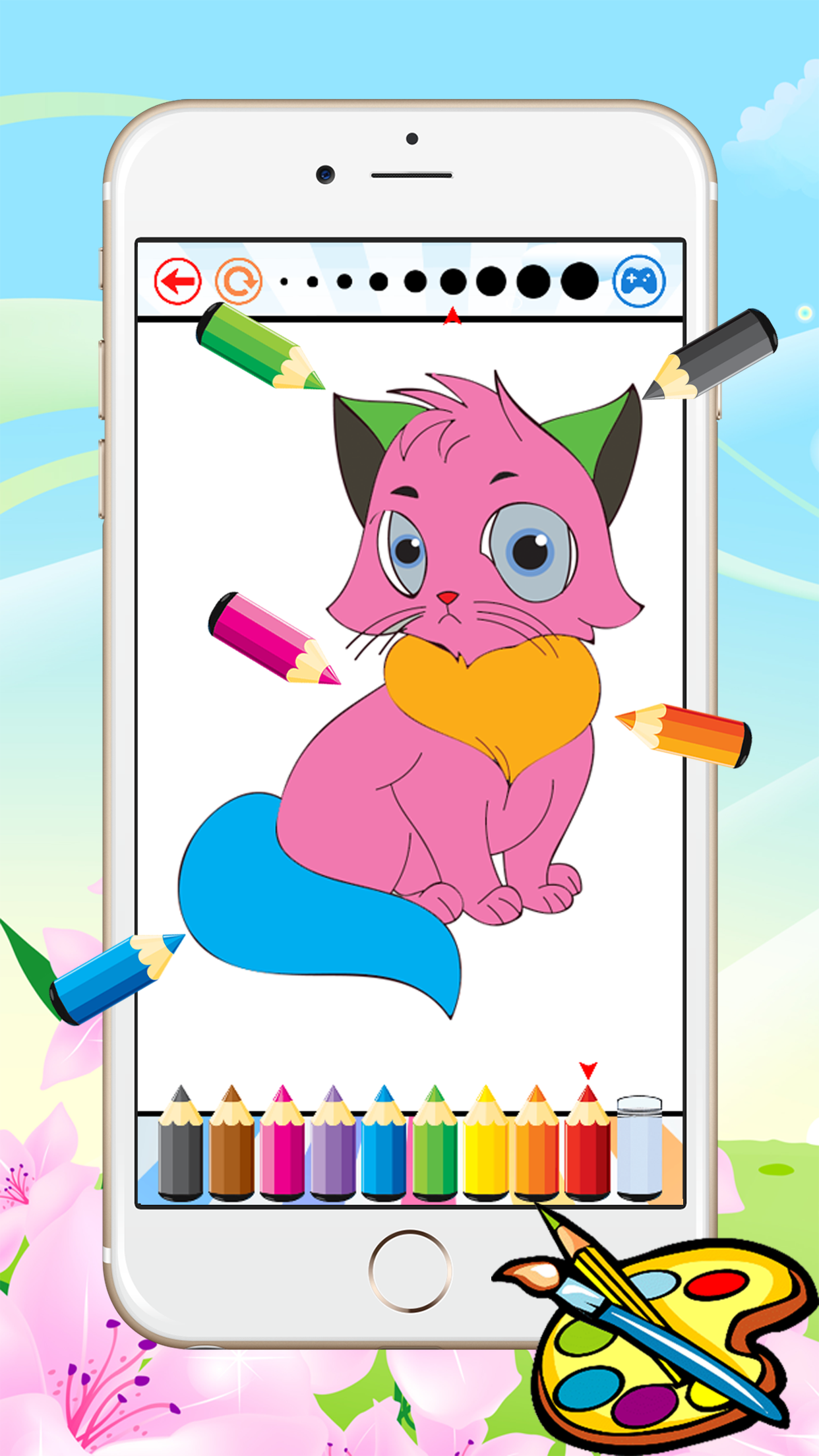 Cat Coloring Book - All In 1 Animal Drawing screenshot 2