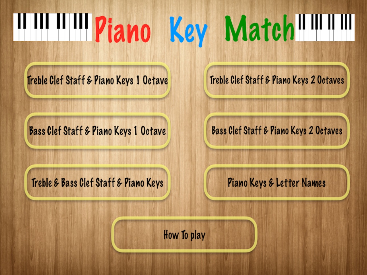 Screenshot 1 of Piano Key Match