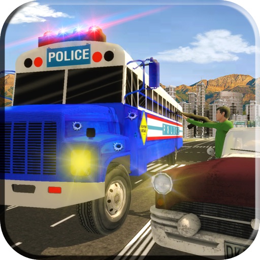 Police Bus Gangster Chase icon