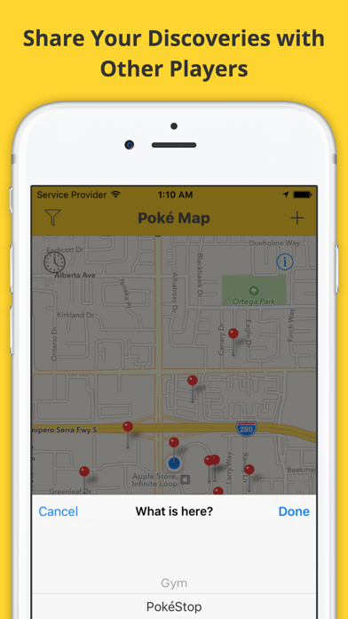 Map Radar - Guide For Pokemon Go: Search, Find and Share Rare Pokemon Locationのおすすめ画像4