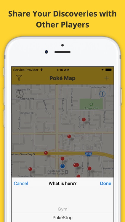 Map Radar - Guide For Pokemon Go: Search, Find and Share Rare Pokemon Location screenshot-3