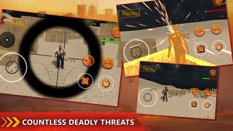 Zombies Hunter Sniper Counter Simulator 2016 screenshot-4