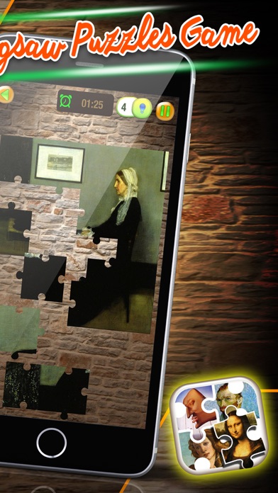 Screenshot #2 pour Peintures Célèbres De Jeu De Puzzle - Jeux D'art Pour Les Enfants À Former Votre Cerveau