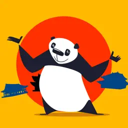 Panda Warrior - Kungfu Samurai app icon