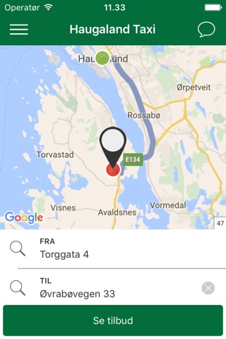 Haugaland Taxi screenshot 2