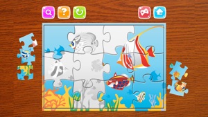 Underwater Puzzle – Sea and Ocean Animals Jigsaw Puzzles for Kids and Toddler - Preschool Learning Games screenshot #4 for iPhone